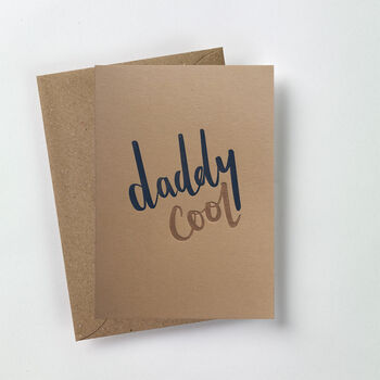 Daddy Cool Letterpress Card, 3 of 3