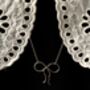 Sterling Silver Ribbon Necklace, thumbnail 4 of 4