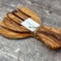 Olive Wood Salad Serving Hands, thumbnail 2 of 3