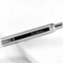 Engraved Pierre Cardin White Ballpoint Pen, thumbnail 4 of 6