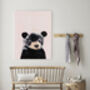 Cute Bear Pastel Nursery Art Print, thumbnail 3 of 3