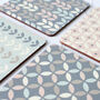 Coasters Set Of Four, Danish Pastel Patterns, thumbnail 8 of 9