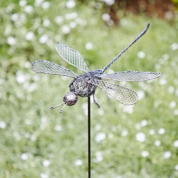 Anax Metal Dragonfly Garden Stake Decoration, 2 of 6
