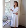 Ladies Long Sleeve Nightdress 'Elizabeth', thumbnail 5 of 8