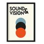 Sound And Vision Giclée Retro Abstract Art Print, thumbnail 2 of 2
