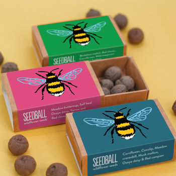 Wildflower Seed Balls For Bees Pack Of Three, 2 of 10