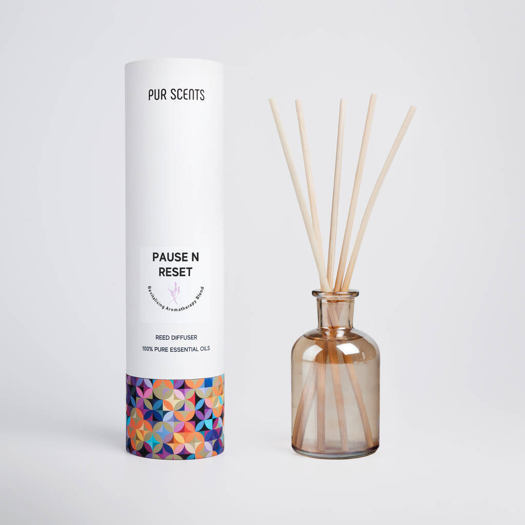 Pause N Reset! Aromatherapy Reed Diffuser, 1 of 5