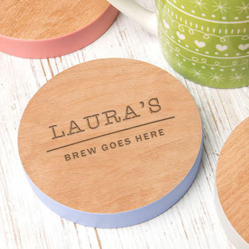 Personalised Wooden Drinks Coaster, 11 of 11