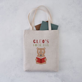 Personalised Bear Book Bag, 3 of 3
