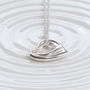 Personalised Floating Silver Hearts Necklace, thumbnail 6 of 8