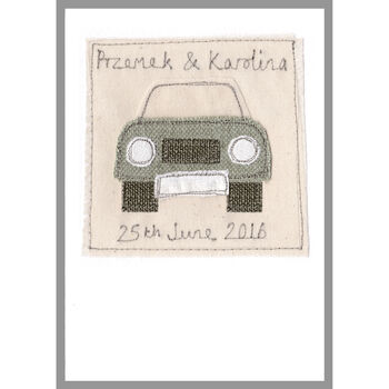Personalised Car Wedding Or Anniversary Card, 3 of 12