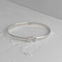Personalised Sterling Silver Bangle Bracelet, thumbnail 1 of 11