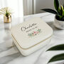 Personalised Wedding Travel Jewellery Box, thumbnail 2 of 5
