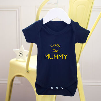 'Like Mummy' Personalised Babygrow, 3 of 4