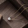 Tiny Cz Heart Pendant Necklace In Sterling Silver, thumbnail 6 of 12