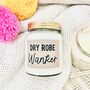 Dry Robe Wanker Funny Candle, thumbnail 1 of 6
