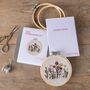 Mini Flower Garden Embroidery Kit, thumbnail 4 of 4