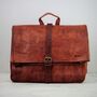 Convertible Roll Top Leather Backpack Satchel, thumbnail 12 of 12