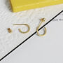 Rope Twist Hoop Earrings In 18ct Gold Vermeil, thumbnail 3 of 4