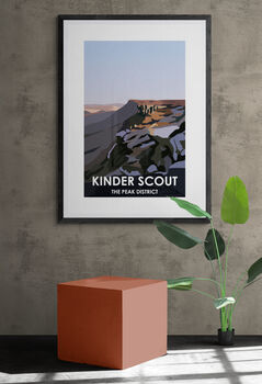 Kinder Scout Peak District Art Print, 4 of 4