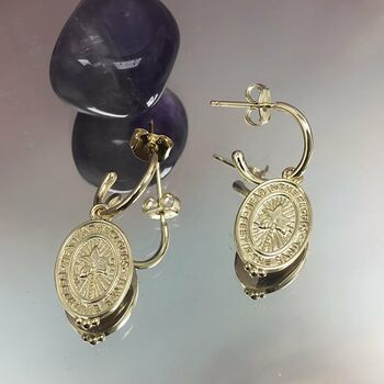 Head In The Clouds 14k Gold Plated Earrings, 6 of 8