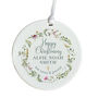 Christening Ceramic Ornament Gift With Name, thumbnail 2 of 4