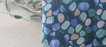 Sea Glass Print Tea Towel Gift, 3 of 3