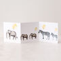 Baby Elephants Concertina Keepsake Card, thumbnail 2 of 5