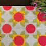 Vibrant Pink Patchwork Table Runner With Bumblebees, thumbnail 7 of 8