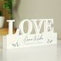 Personalised Mr And Mrs Love Ornament, thumbnail 2 of 3
