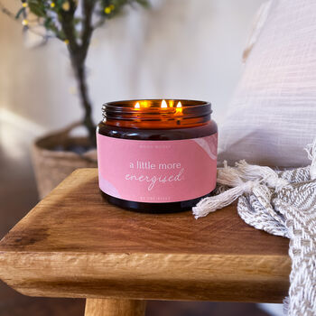 More Energised Essential Oil Aromatherapy Candle, 2 of 2