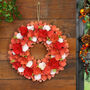 Blush Rose Petal Door Wreath, thumbnail 3 of 6