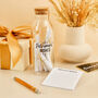 Retirement Wishes In A Glass Bottle Keepsake Gift, thumbnail 1 of 3