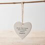 'Bless This House' Hanging Porcelain Heart, thumbnail 1 of 2