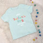 Personalised Happy Father's Day Kids T Shirt, thumbnail 1 of 6