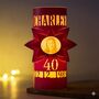Personalised Birthday Photo Lantern Gift 40th, thumbnail 2 of 11
