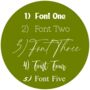 Christmas Silk Ribbon Bow Place Name, 30 Colours, thumbnail 6 of 7