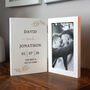 Personalised Anniversary Wooden Hinged 6x4 Photo Frame, thumbnail 3 of 5
