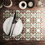 Aztec Hand Printed Fabric Placemat Set, thumbnail 7 of 11
