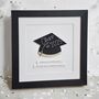 Personalised Wooden Graduation Cap Print – Class Of, thumbnail 1 of 4