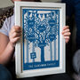 Personalised Mother's Day Heart Tree Print, thumbnail 2 of 3