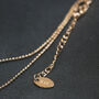 Beaded Necklace 18ct Gold Plated Jewellery For Women, thumbnail 5 of 6