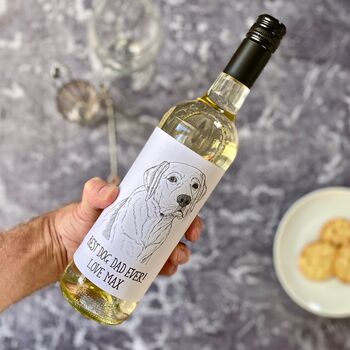 Personalised Pet Portrait Wine Labels, 2 of 4