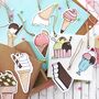 Illustrated Ice Cream Gift Tags, Large, thumbnail 1 of 11