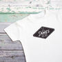 Personalised Vintage Style Name Badge T Shirt, thumbnail 2 of 4