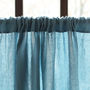 Stone Washed Rod Pocket Linen Curtain Panel, thumbnail 11 of 11