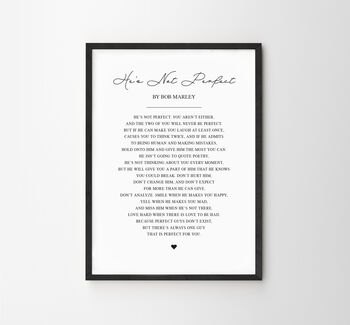 Maybe Personalised Poem Wedding Print, 5 of 10