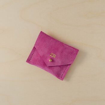 Personalised Suede Square Jewellery Pouch, 9 of 12