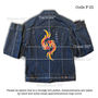 Vintage Jacket With Japanese Koi In Harmony Embroidery, thumbnail 3 of 12