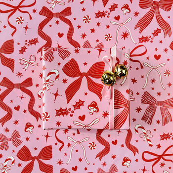 Christmas Wrapping Paper Mix And Match Designs, 6 of 12